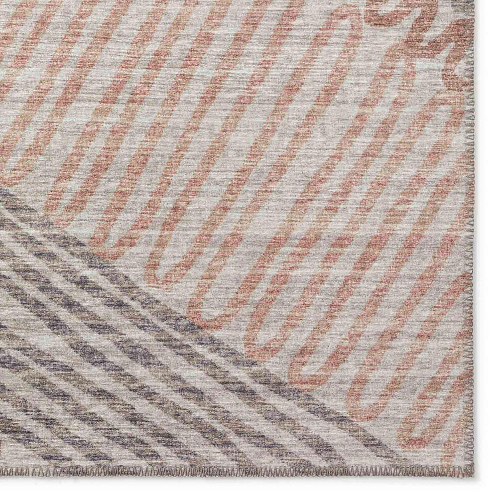 Dalyn Rug Company Sedona Floral 2&#39;3&quot; x 12&#39; Walnut Indoor/Outdoor Performance Runner, , large