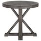 Venture Mystic Harbor Round Accent Table in French Grey - Table Only, , large