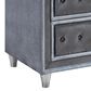 Pacific Landing Antonella 3-Drawer Nightstand in Grey, , large