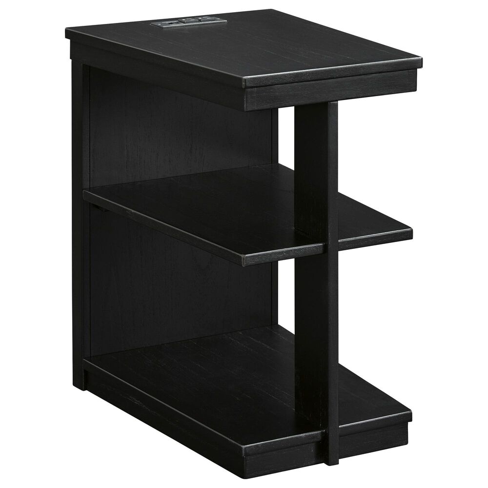 Signature Design by Ashley Winbardi Chairside End Table in Black, , large