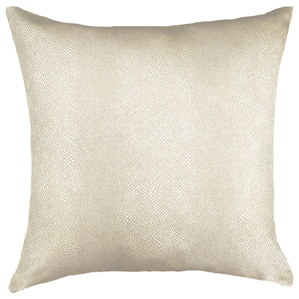 Ann Gish Komodo 30" Square Throw Pillow in Pearl, , large