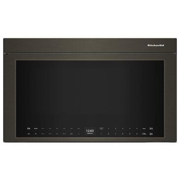 KitchenAid 1.1 Cu. Ft. Over-The-Range Microwave Oven with Flush Built-In in Black Stainless Steel, , large