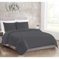 Pem America Christian Siriano New York 2-Piece Twin Duvet Set in Dark Grey, , large