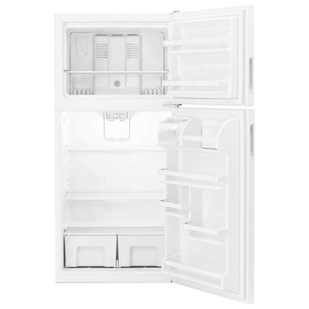 Amana 18 Cu. Ft. Top-Freezer Refrigerator with Glass Shelves in Stainless Steel, , large