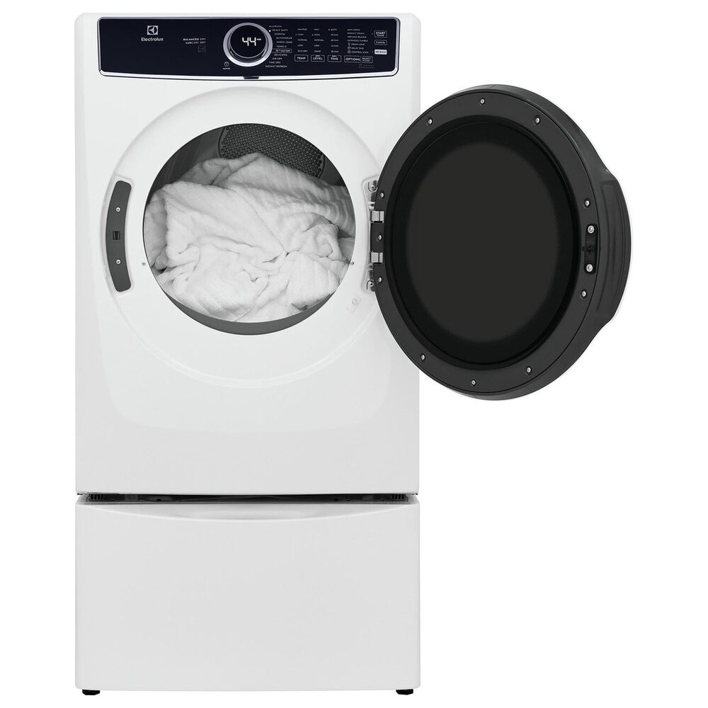 Electrolux 8 Cu. Ft. Front Load Electric Dryer with Balanced Dry in White, , large