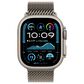 Apple Watch Ultra 2 GPS + Cellular 49mm Natural Titanium Case with Tan Alpine Loop - Small (Pre-Order), , large