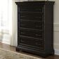 at HOME Caldwell Chest in Caldwell Dark Brown with Black, , large