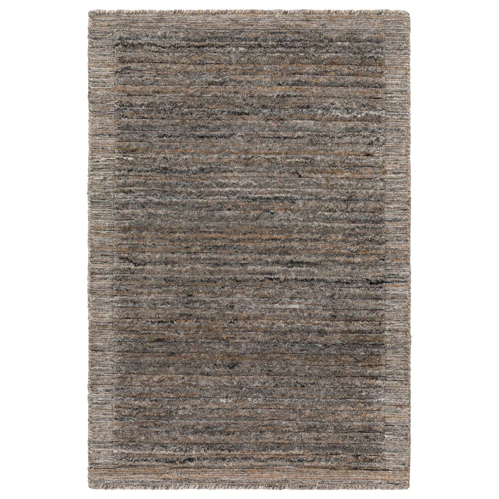 Surya Yasmin 5" x 7"6" Brown, Gray, Black and Taupe Area Rug, , large