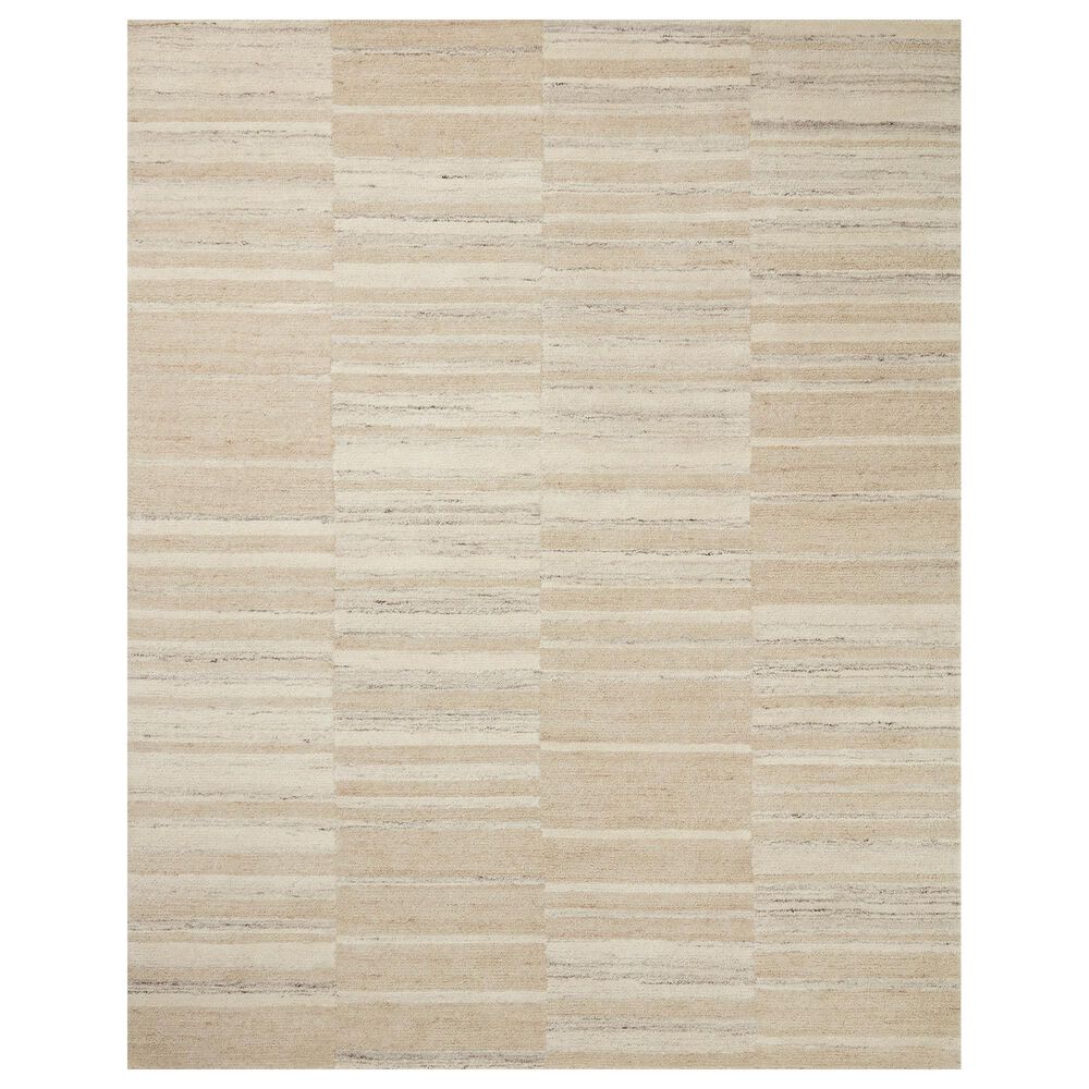 Amber Lewis x Loloi Rocky 2"3" x 3"9" Natural and Sand Area Rug, , large