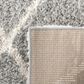 Safavieh Parma Shag PMA515G 12" x 15" Grey and Cream Area Rug, , large