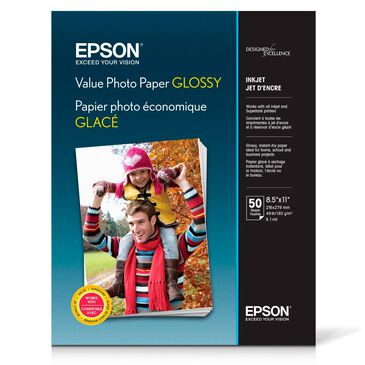 Epson Value Photo Paper Glossy (8.5 x 11", 50 Sheets), , large