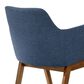 Blue River Renzo Dining Chair in Blue and Walnut (Set of 2), , large
