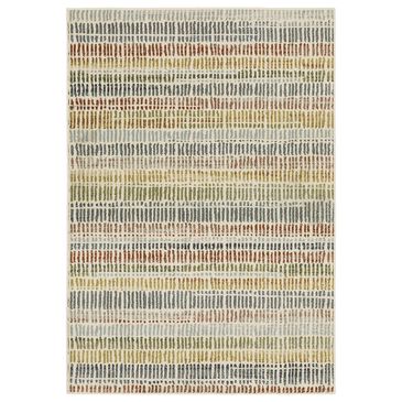 Oriental Weavers Branson 3"3" x 5" Ivory and Multicolor Area Rug, , large