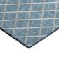 Dalyn Rug Company York 10" x 14" Sky Blue Indoor/Outdoor Area Rug, , large