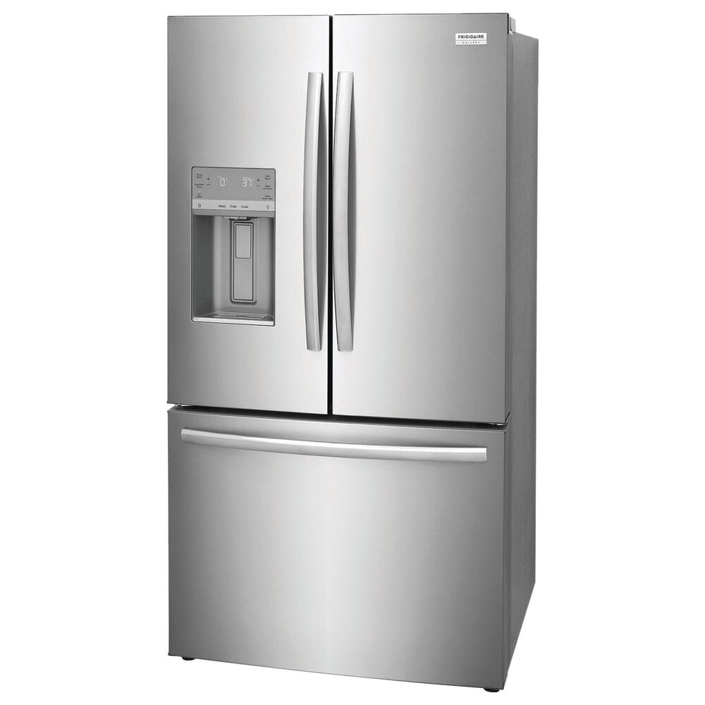 Frigidaire Gallery 4-Piece Kitchen Package with 27.8 Cu. Ft. French Door Refrigerator and 30&quot; Single Electric Wall Oven in Stainless Steel, , large