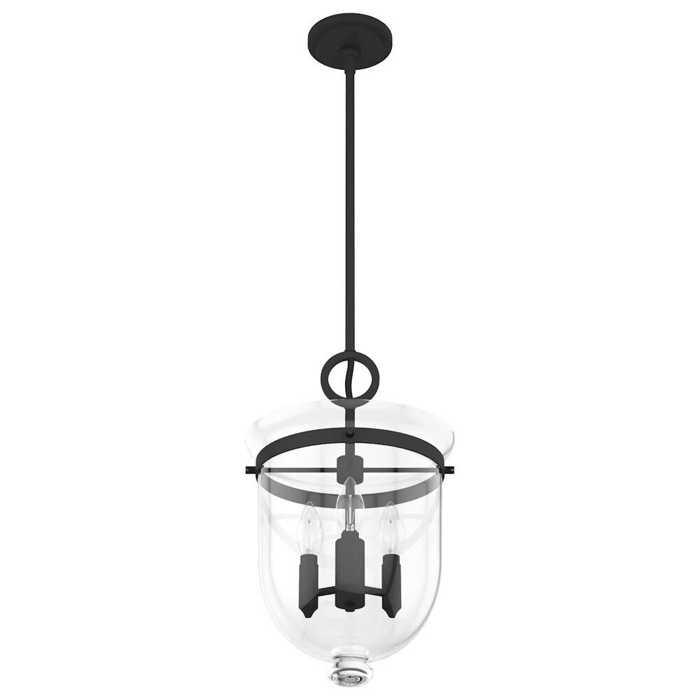 Hunter Belltown 3-Light Pendant in Natural Iron, , large