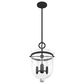 Hunter Belltown 3-Light Pendant in Natural Iron, , large