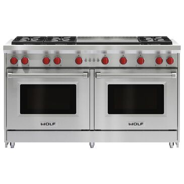Wolf 60" Professional Gas Range w/Double Griddle, , large
