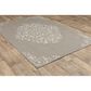 Oriental Weavers Portofino 6649W 3"3" x 5" Gray Area Performance Rug, , large