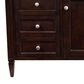 James Martin Brittany 48" Single Bathroom Vanity in Burnished Mahogany with 3 cm Charcoal Soapstone Quartz Top and Rectangle Sink, , large