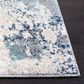 Safavieh Aston 2" x 8" Ivory and Blue Runner, , large