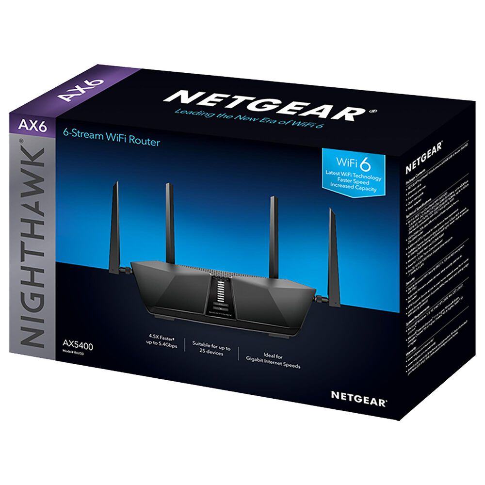 NETGEAR Nighthawk AX5400 Wi-Fi Router, , large