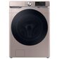 Samsung 4.5 Cu. Ft. Front Load Washer and 7.5 Cu. Ft. Gas Dryer Laundry Pair with Pedestal in Champagne, , large