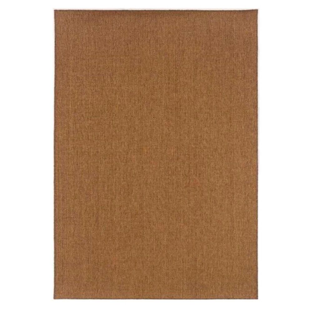 Oriental Weavers Karavia 2061N 7"10" Round Brown Area Rug, , large