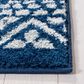 Safavieh Tulum  2" x 8" Dark Blue Runner, , large