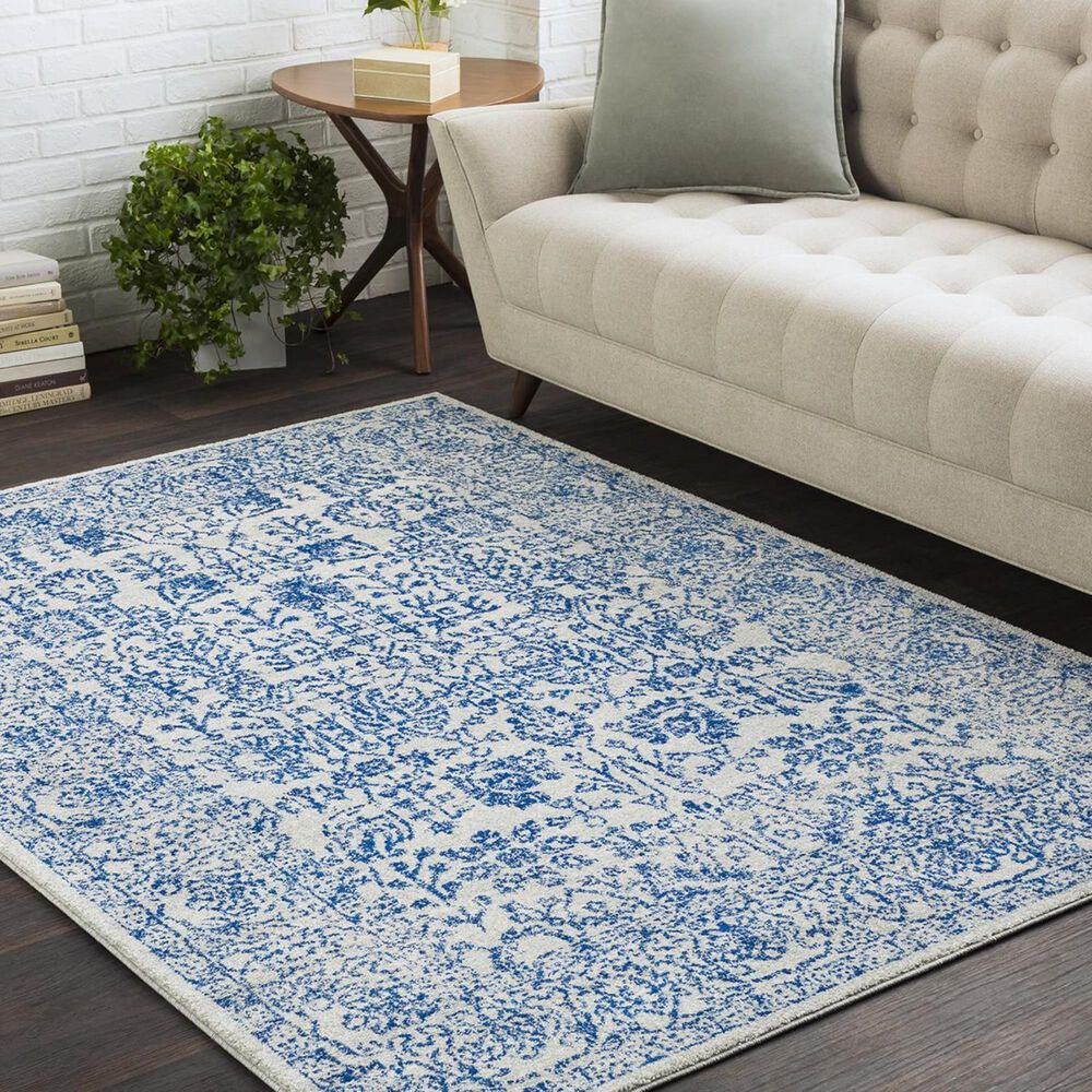 Surya Harput HAP-1030 3&#39;10&quot; x 5&#39;7&quot; Dark Blue, Light Gray and Beige Area Rug, , large