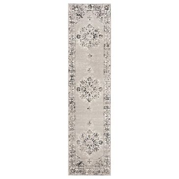 Safavieh Skyler SKY169K 2" x 10" Gray and Ivory Runner, , large