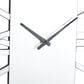 Maple and Jade Glam Wall Clock in Silver, , large