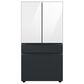 Samsung Bespoke 4-Door French Door Refrigerator Top Panel in White Glass, , large