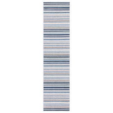 Safavieh Cabana CBN323F 2"2" x 11" Grey and Blue Indoor/Outdoor Performance Runner, , large