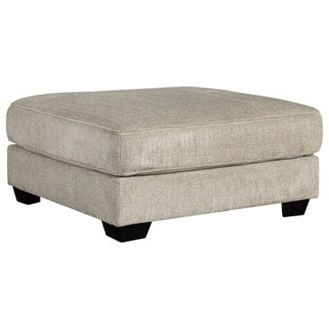 Signature Design by Ashley Ardsley Oversized Ottoman in Pewter, , large