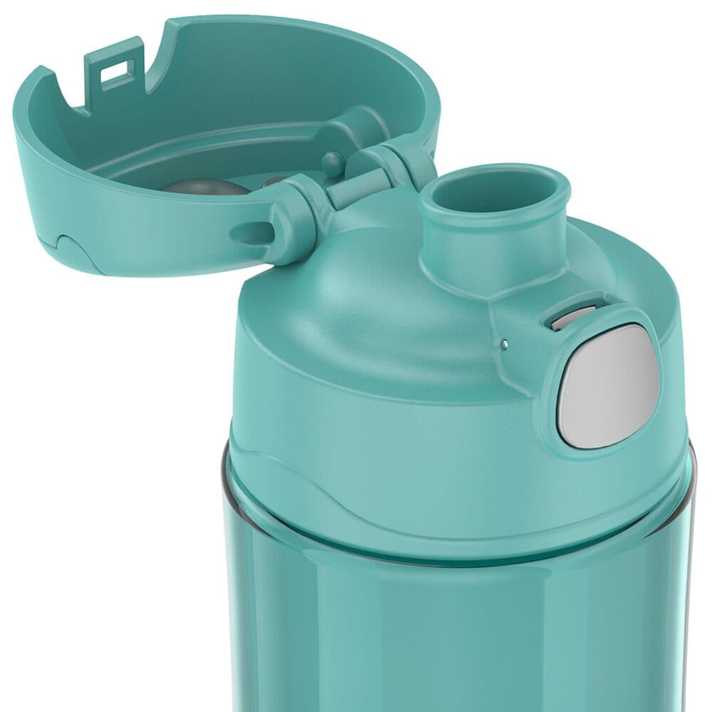 Thermos Funtainer 16 Oz Kids Plastic Water Bottle with Spout Lid in Aqua, , large
