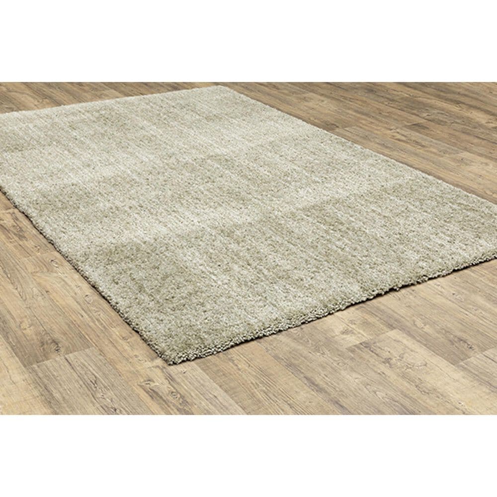 Oriental Weavers Aspen Distressed Shag 829J9 5&#39;3&quot; x 7&#39;6&quot; Beige Area Rug, , large