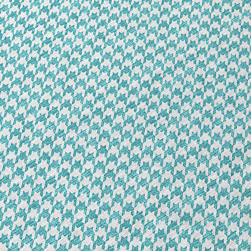 Dalyn Rug Company Hinton 2&#39;3&quot; x 7&#39;6&quot; Aqua Indoor/Outdoor Runner, , large