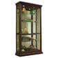 Chapel Hill Curio with Sliding Door and Frame Molding, , large