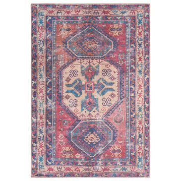 57 Grand by Nicole Curtis Series 1 5"3" x 7"3" Red, Beige and Navy Area Rug, , large