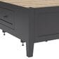 Urban Home Grace Eastern King Panel Bed in Raven Black, , large