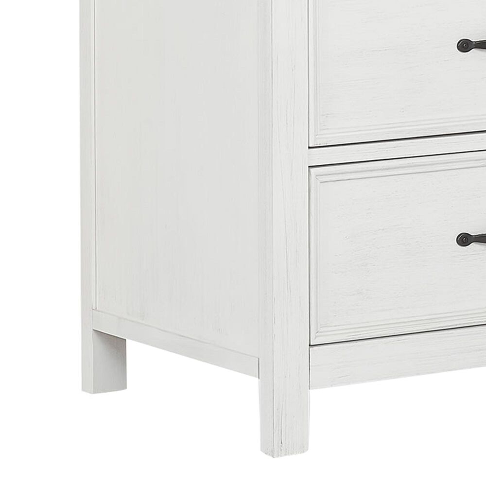 Evolur Belmar 7 Drawer Double Dresser in Weathered White, , large