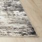 RIZZY Calabria Abstract 6"7" x 9"6" Neutral and Black Area Rug, , large