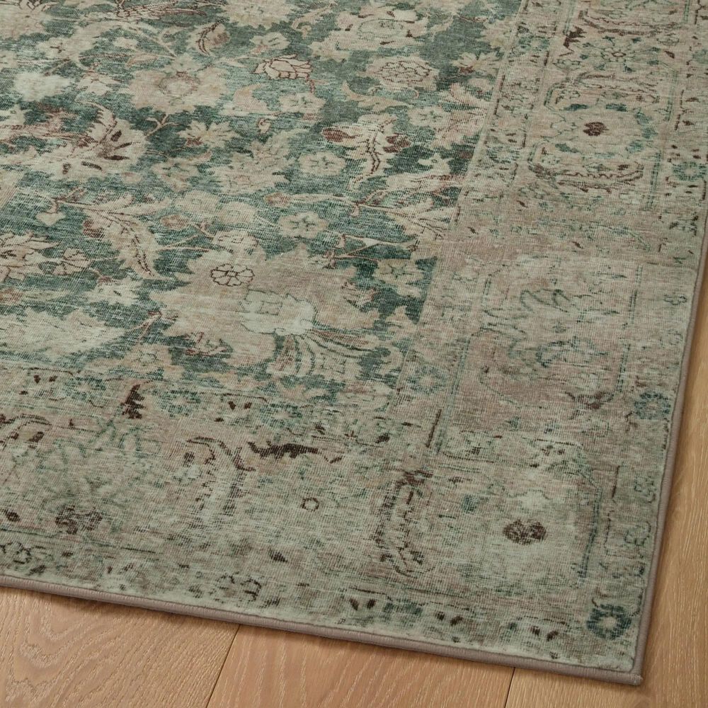 Magnolia Home Sinclair 2&#39; x 5&#39; Jade and Sand Area Rug, , large