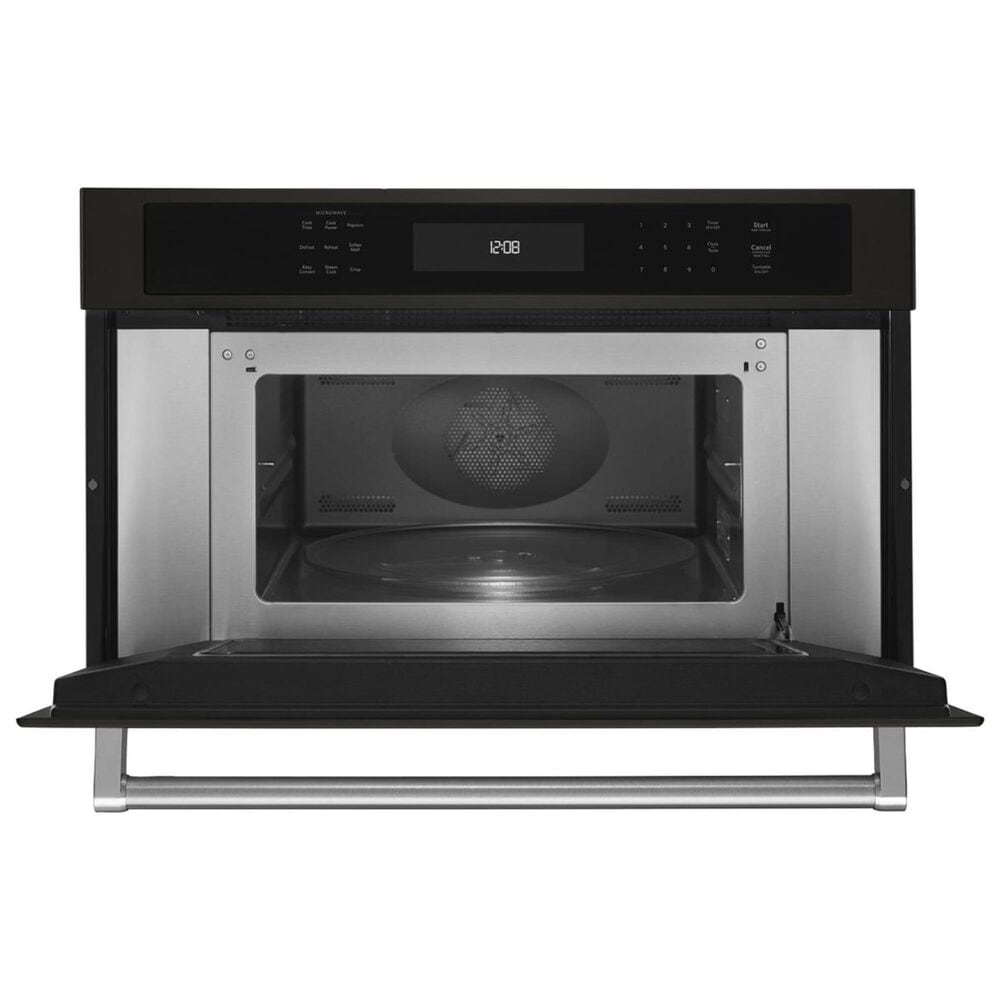 KitchenAid 30&quot; Built-In Microwave Oven with Convection Cooking in Black Stainless, , large