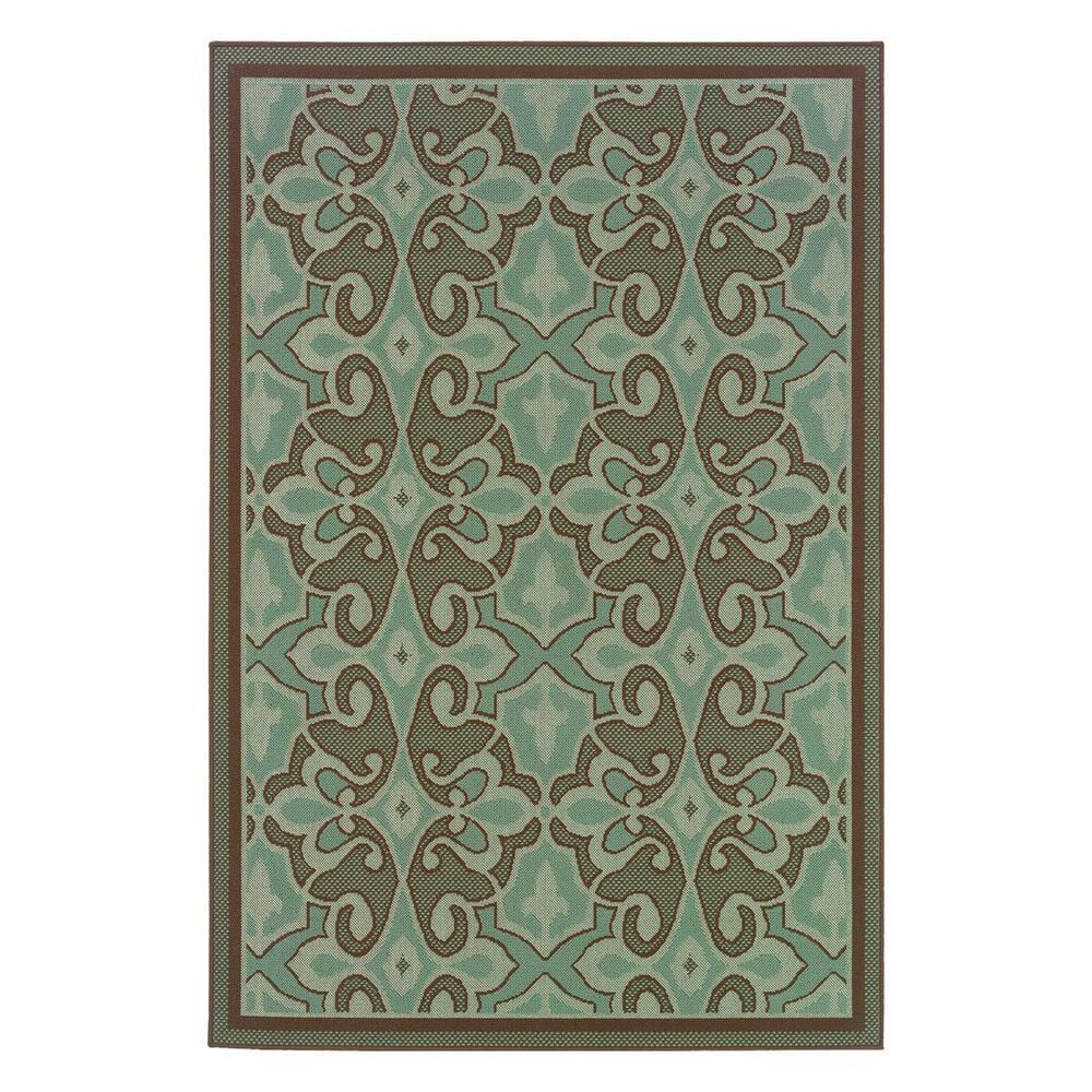 Oriental Weavers Montego 2335L 8"6" x 13" Blue Area Rug, , large