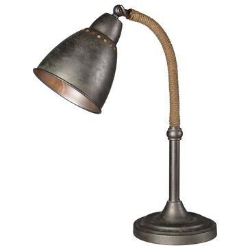 Southern Lighting Gage Desk Lamp in Distressed Gray, , large