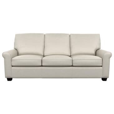 American Leather Savoy Leather Sofa in Bison White, , large