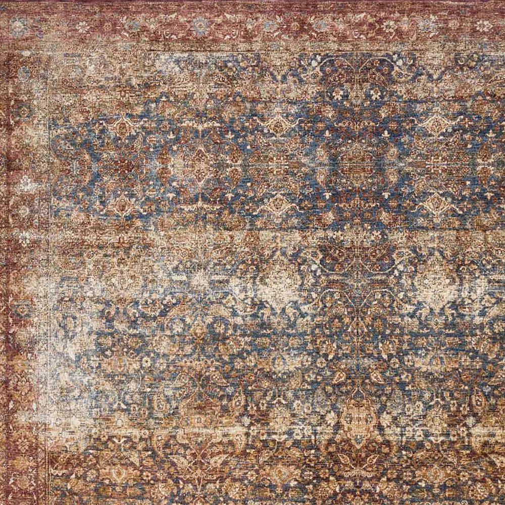 Magnolia Home Kennedy 7&#39;10&quot; x 10&#39; Denim and Brick Area Rug, , large