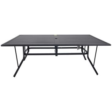 Redline Creation Inc. 77 x 40in Steel Slat Table in Matte Black, , large